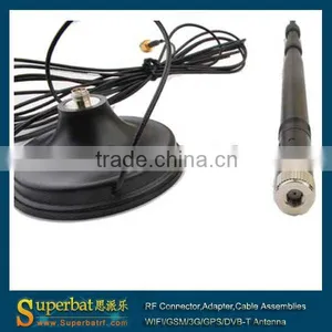 2.4GHz 9dBi Omni WIFI Antenna With Extended Cable RP-SMA Plug 5ghz Wifi Antenna thumbnail-1