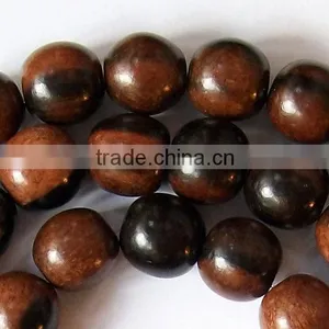 Large Round Wooden Beads From 20 mm Onwards With Holes for Jewelry Designers and Lampshade Makers thumbnail-1