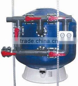 Large Commercial Glass Fibre Cylinder Sand Filter thumbnail-1