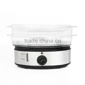 Home 3-layer Stainless Steel Electric Steamer XJ-10102 thumbnail-4