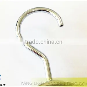 Taiwan Manufacturer Excellence Made Alloy Steel 4130 Stamping Bending Chrome Plated J Shape Clothe Hanger thumbnail-4