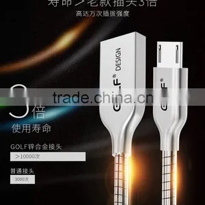 Newest Excellent Quality Usb A Cable Charging & Sync Data Micro Usb Cable Steel Usb Lighting Cable thumbnail-5