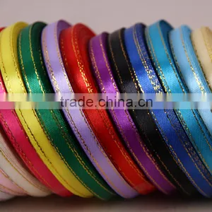 Color Wholesale Grosgrain Ribbon With Gold thumbnail-1
