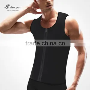 S-SHAPER Wholesale Men's Ultra Sweat Enhancing Thermal Vest With Zipper thumbnail-1