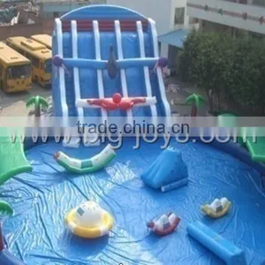 Summer Hot Sale Customized Giant Inflatable Water Park Slides,commercial Inflatable Water Park for Sale thumbnail-1