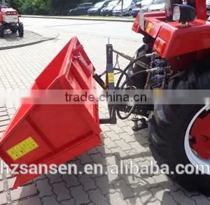 HOT!!! 3 Point Tipping Transport Box for Tractors ;tractor Rear Bucket Loader thumbnail-3