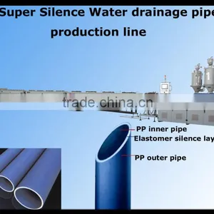 Super Slient Drainage PP Pipe Extrusion Machine thumbnail-1