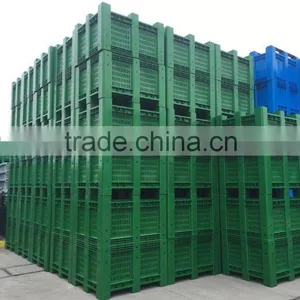 GREEN VENTED PLASTIC BOX 1200x1000x760mm thumbnail-1