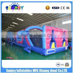 Crazy Inflatable Obstacle Game !15OZ PVC Tarpaulin Outdoor Inflatable Obstacle Course thumbnail-1