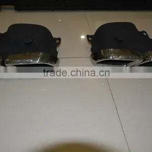 Muffler Tail Pipe Tips for Mercedes Benz W205 C63 C450 C Class Black Type thumbnail-4