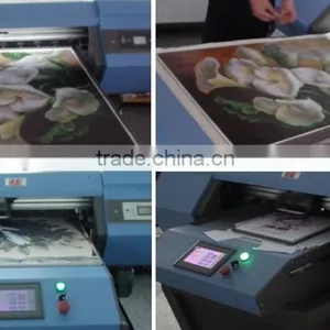 White Ink Solution T-shirt Digital Printing Machine NC-610A/Imprimante Por Vetement Encre Blanc thumbnail-3