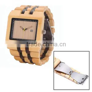 Hot Sale New Fashion Red Sandalwood Watches Bamboo Wood Wrist Man Watch thumbnail-5