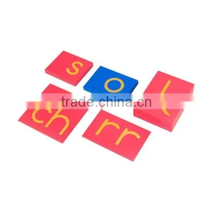 High Quality Teaching Tools for Montessori Capital Case Sandpaper Letters Print Only thumbnail-1