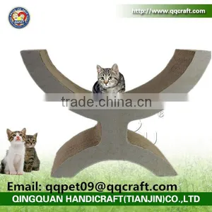 Factory Customized Pet Toy Cardboard Paper Cat Scratch Lounge thumbnail-1