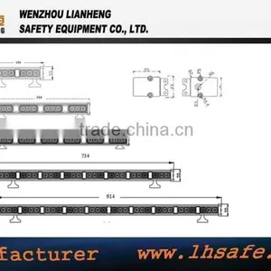 High Quality LED Directional Warning Lights for Police Vehicle LDTG9111 Series thumbnail-4