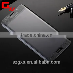 Mobile Phone Accessories For Samsung 3D Silk-screen Curved Edge Tempered Glass Protector For S6 Edge thumbnail-1