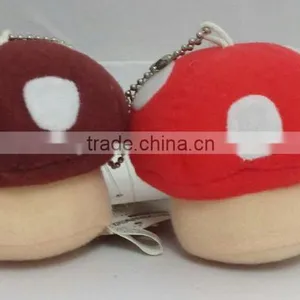 Small Plush Mushroom Key Chain thumbnail-2