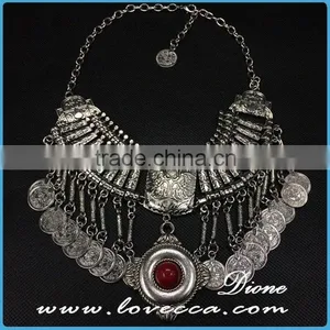 Beaded Bib Necklace thumbnail-3