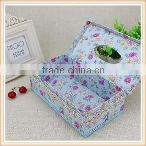 Flowers Fabric Design Creative Tissue Boxes thumbnail-3