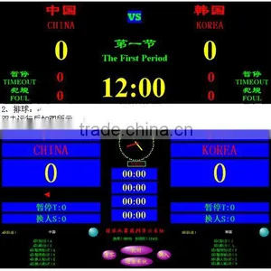 P10 LED Scoreboard Screen Sport/Stadium LED Display Board With CE thumbnail-2