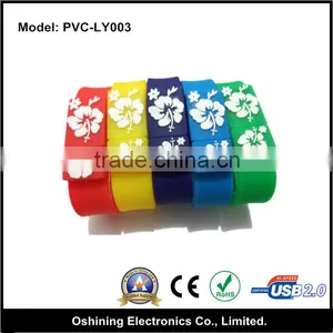 Cool Cell Phone Accessories Rubber Bracelet Usb Flash Drives for Promotional Gift(PVC-LY003) thumbnail-4