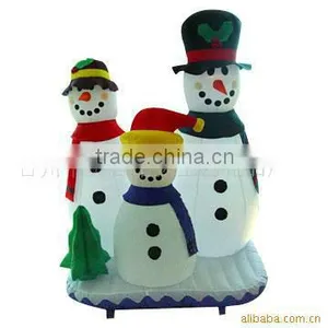 Inflatable Snowman Family thumbnail-1