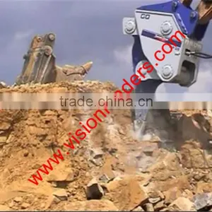 Zx35u Excavator Mounted Hydraulic Sheet Pile Driver Vibro Hammer for Concrete Piles thumbnail-2