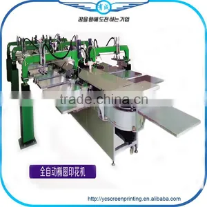 Price of 6 Color 14 Stations Automatic Rotary T-shirt Silk Screen Printing Machine thumbnail-2