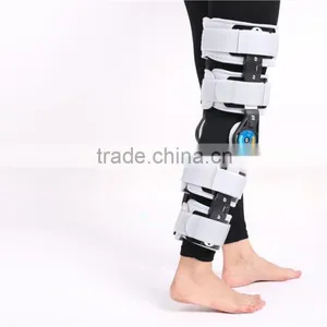Adjustabe Knee Orthosis Hinged Rom Knee Brace thumbnail-2
