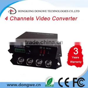 Fiber Optic Digital Multiplexer for Transmitting 2~4 Channels, SD Video Converter thumbnail-1