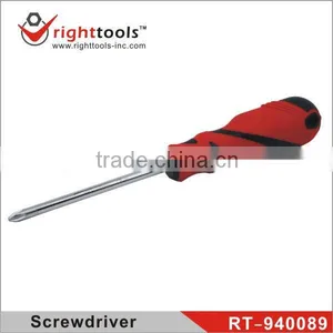 RIGHTTOOLS RT-940089 Rubber Handle Screwdriver thumbnail-1
