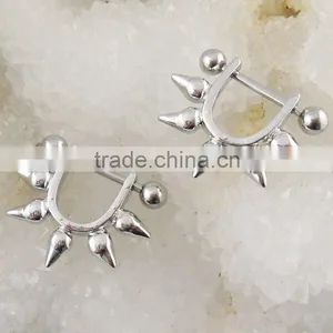 316L Steel Nipple Ring Piercing Jewelry Hot Sale Pendant thumbnail-1