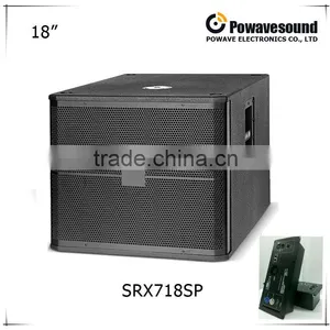 SRX718SP Powavesound 18" High Power Subwoofer Loudspeaker System Professional Speaker Box Stage Speaker Audio thumbnail-1