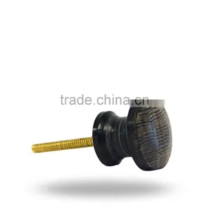 Black Flat Bone Knob thumbnail-4