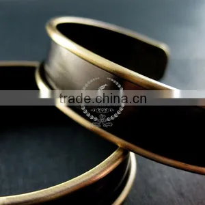 11mm Width Bezel,60mm Diameter Antiqued Bronze Vintage Style Bangle Bracelet With Holes DIY Supplies,findings 1900098 thumbnail-3