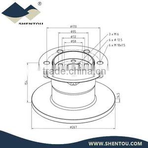 Iveco Brake Disc 190.4528 thumbnail-1