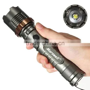 Cheap 2000lm 3 Mode Waterproof Lotus Head LED Flashlight Suit Gray thumbnail-1