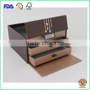 Custom Printed Logo Rigid Cardboard Box With Drawer/fantastic Luxury Rigid Box thumbnail-1