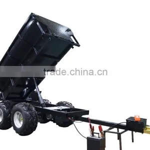 1.5T Load Capacity Hydraulic Tipping Farm Trailer,atv Dumper Trailer,utility Trailer thumbnail-1