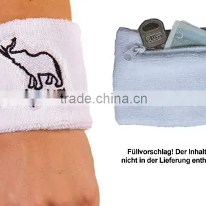 Terry Cotton Sports Wristband Sweatband in Stripe Pattern thumbnail-5