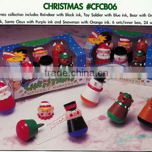 CHRISTMAS ANIMAL CHARACTER WASHABLE MARKER thumbnail-1