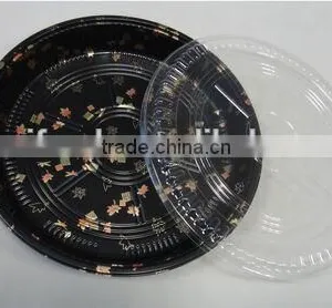 Disposable Packaging PS Plastic Sushi Take Away Box Sushi Box With Clear Lid thumbnail-3
