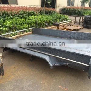 10x6ft Hot Dipped Galvanized Farm Trailer Double Axle Trailer Farm Tractor Box Trailer thumbnail-5