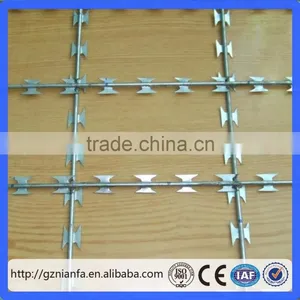 Diamond Hole/Square Hole Galvanized and Pvc Concertina Razor Wire Fence (Guangzhou Factory) thumbnail-2