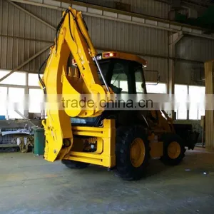 Backhoe Loader SAM388 With 4-in-1 Multi-purpose Bucket and 100HP Engine thumbnail-2