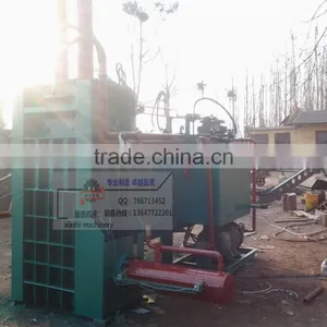 Hydraulic Fully Automatic Horizontal Baler,hay and Straw Baling Press Machine XSQ-80 thumbnail-2