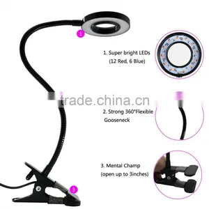 Hot Selling Led Grow Light for 10W Dimmable Clip Desk Lamp With 360 Flexible Gooseneck for Greenhouse Organic Organizer thumbnail-5
