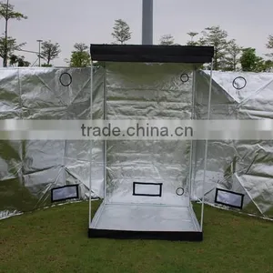 3.11'x3.11'x6.7'Rodent Proof Steel Powder Coated Pole Grow Tent Material thumbnail-4