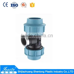 Professional Standard Factory Price PP Compression Fittings of Reducing Tee thumbnail-4