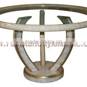 Glass Top Onyx Table thumbnail-1